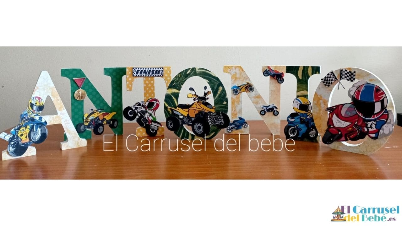 Letras de Madera – Comunión Niño – El Carrusel del Bebé