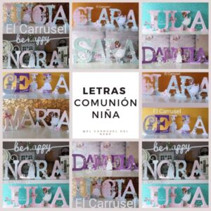 Letras Comunión Niña