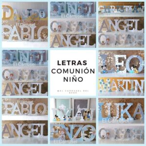 Letras Comunión Niño