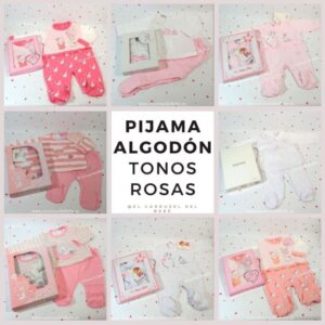 Pijamas Algodón Tonos Rosas