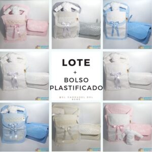 Lote con Bolso Plastificado