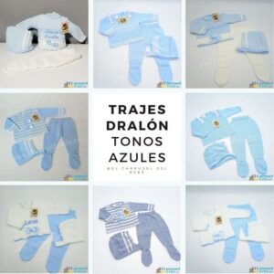 Traje Dralón Tonos Azules