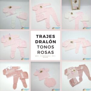 Traje Dralón en Tonos Rosas